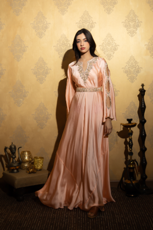 Rose Gold Cutout Jalabiya