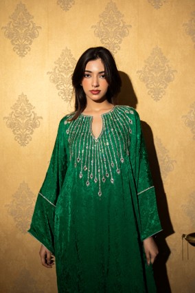 Emerald Drop Kaftan